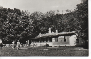 Ansichtskarte Therese März, Gasthaus "Zum Agnesbrünnl", Wien